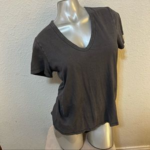 Short Sleeve V Neck Tee